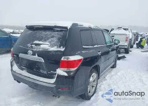 2013 Toyota Highlander Limited V6 z USA, uszkodzony, nr VIN 5TDDK3EHXDS177993